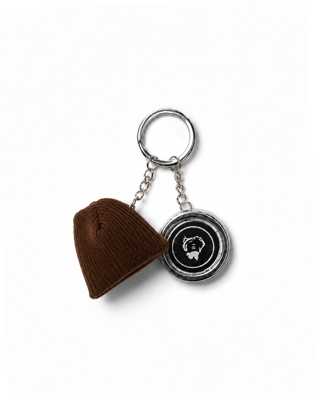 Mini Mocha Beanie Keychain