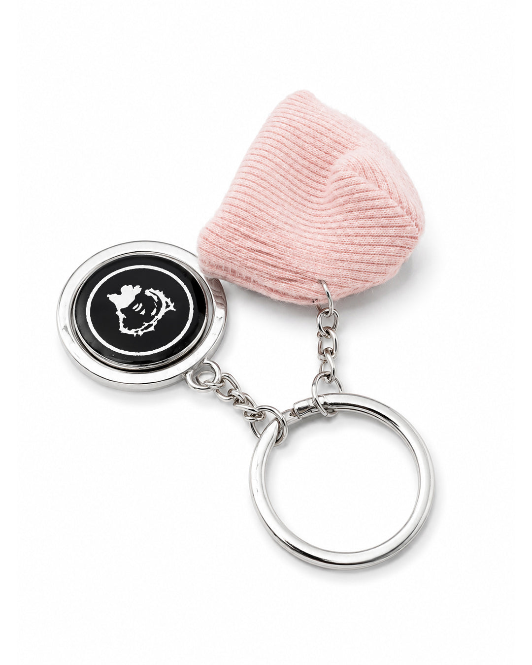 Mini Plum Beanie Keychain